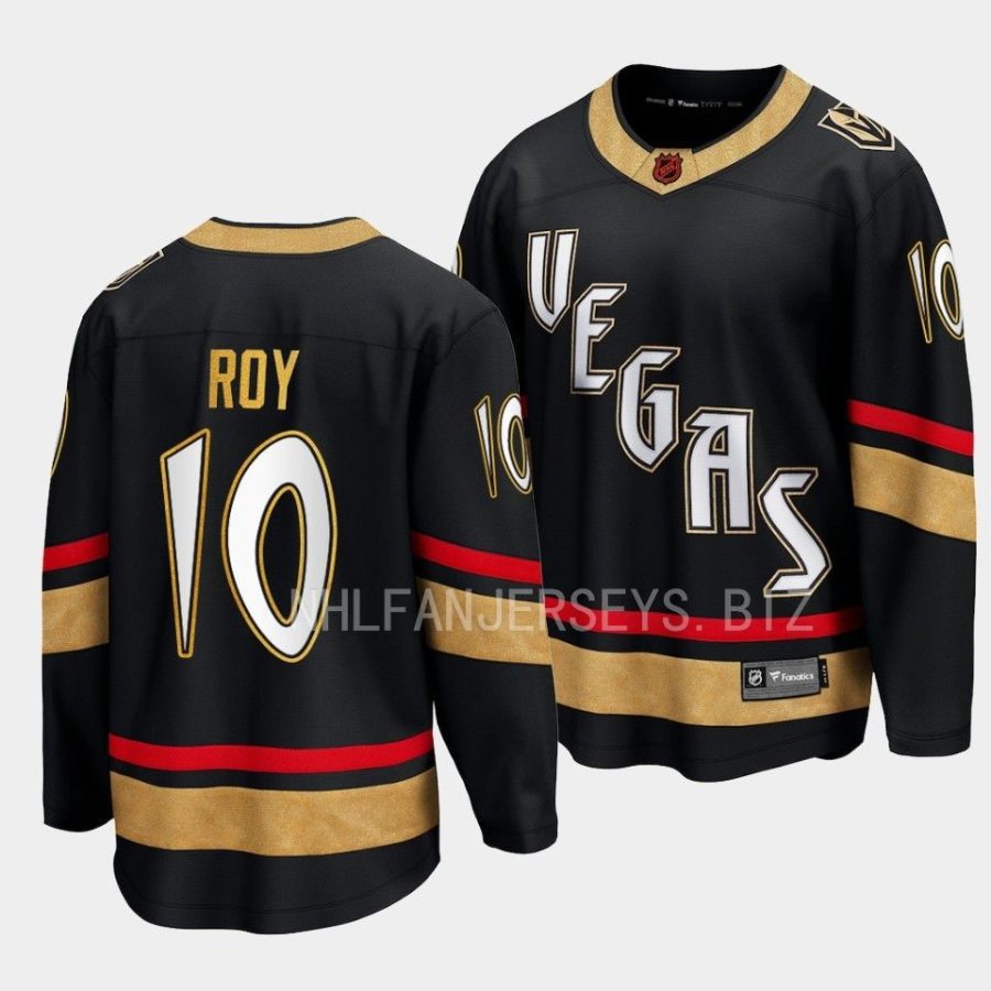 nicolas roy golden knights black special edition 2.0 breakaway player jersey