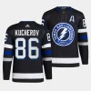 nikita kucherov lightning black 2023 24alternate primegreen authentic jersey