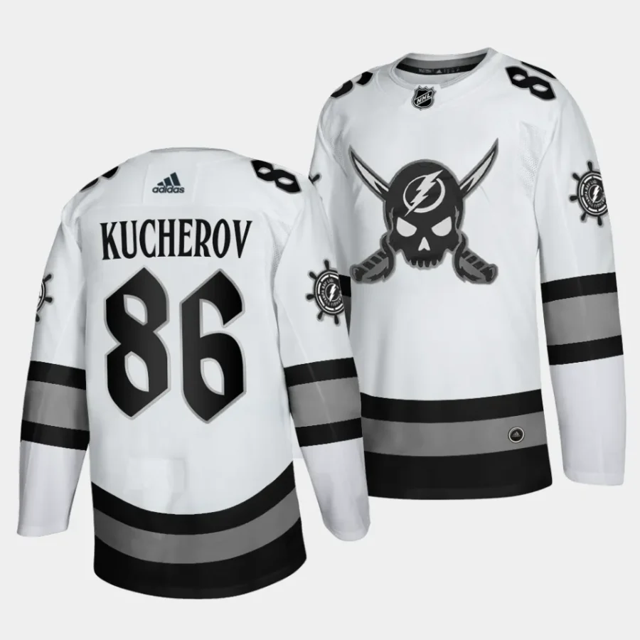 nikita kucherov lightning white 2024gasparilla inspired limited edition jersey