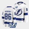 nikita kucherov lightning white 30th anniversary away jersey