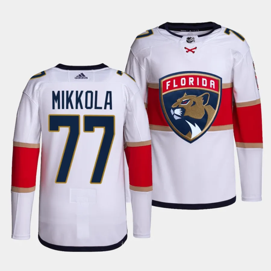 niko mikkola panthers white away primegreen jersey