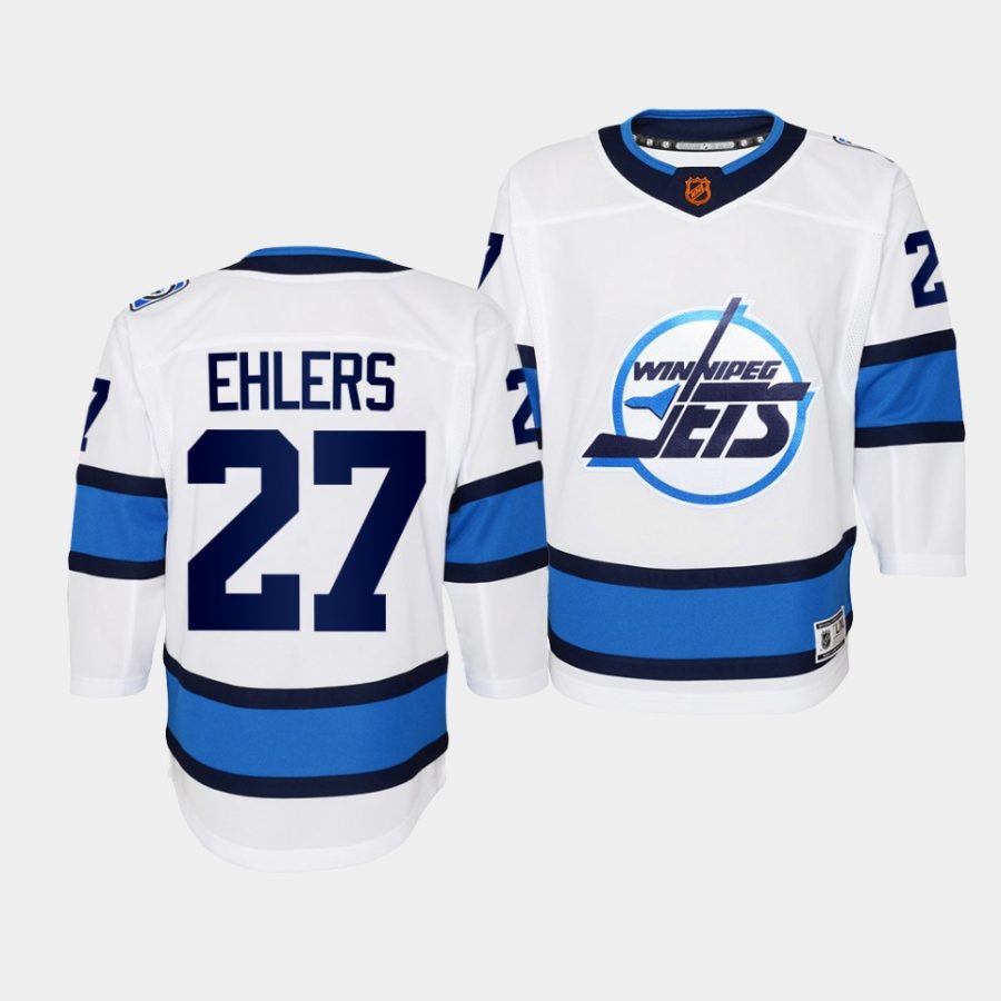 nikolaj ehlers jets 2022special edition 2.0 youth white jersey