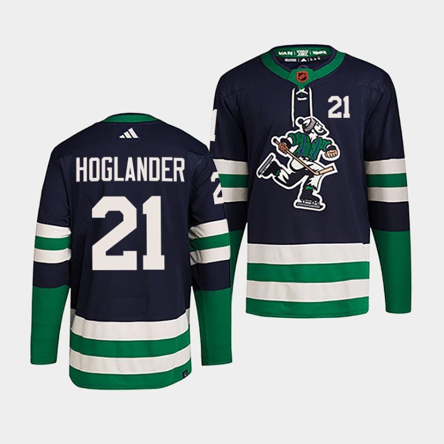 nils hoglander canucks navy 2022reverse retro 2.0 authentic primegreen jersey