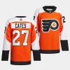 noah cates flyers burnt orange 2023 24authentic home jersey