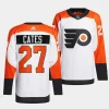 noah cates flyers white 2023 24authentic away jersey