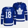 noah gregor maple leafs blue home primegreen authentic projersey