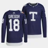 noah gregor maple leafs navy heritage classic primegreen authentic projersey