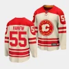 noah hanifin flames cream 2023 nhl heritage classic premier jersey