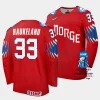 norway henrik haukeland 2023 iihf world championship red away jersey