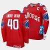 norway ken andre olimb 2023 iihf world championship red away jersey