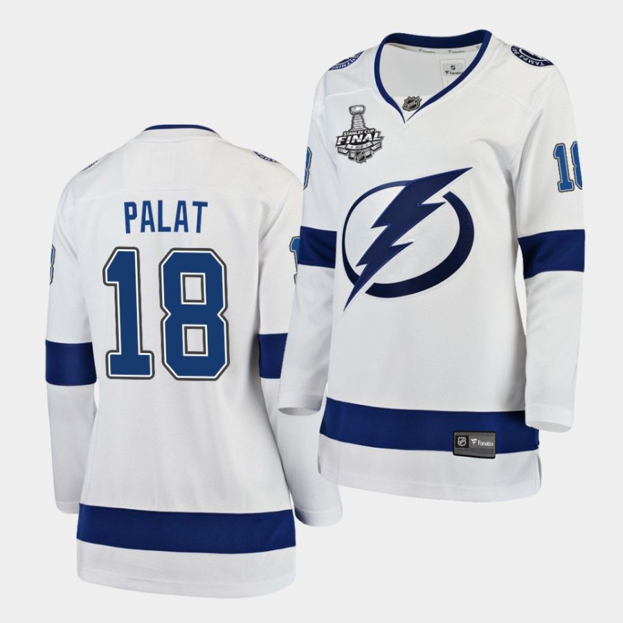 ondrej palat lightning 2020 stanley cup final bound white away player jersey