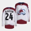 oskar olausson avalanche white away primegreen authentic projersey