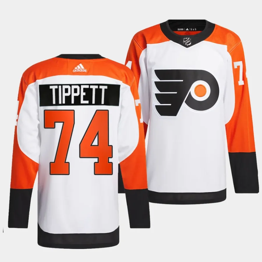 owen tippett flyers white 2023 24authentic away jersey