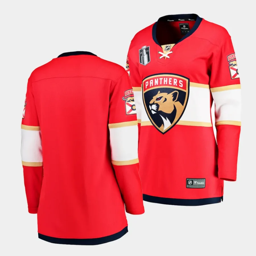 panthers red 2023 stanley cup final women jerseys