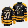 patrice bergeron bruins black 2023 winter classic breakaway jersey