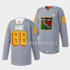 patrick kane rangers gray 2023black history month warmup jersey