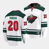 patrick maroon wild white away breakaway player jersey