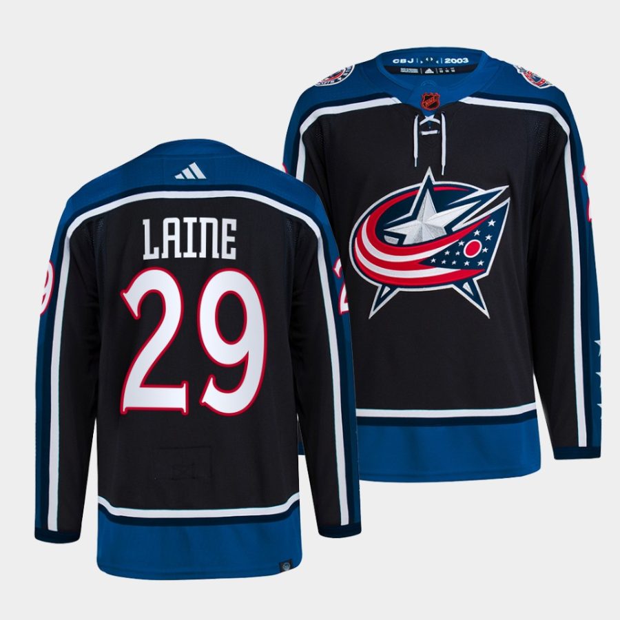 patrik laine blue jackets navy 2022reverse retro 2.0 authentic primegreen jersey