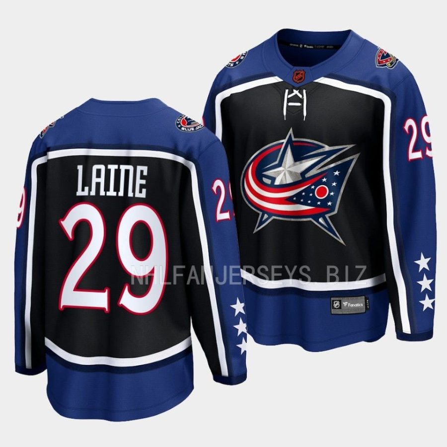 patrik laine blue jackets navy 2022special edition 2.0 breakaway jersey