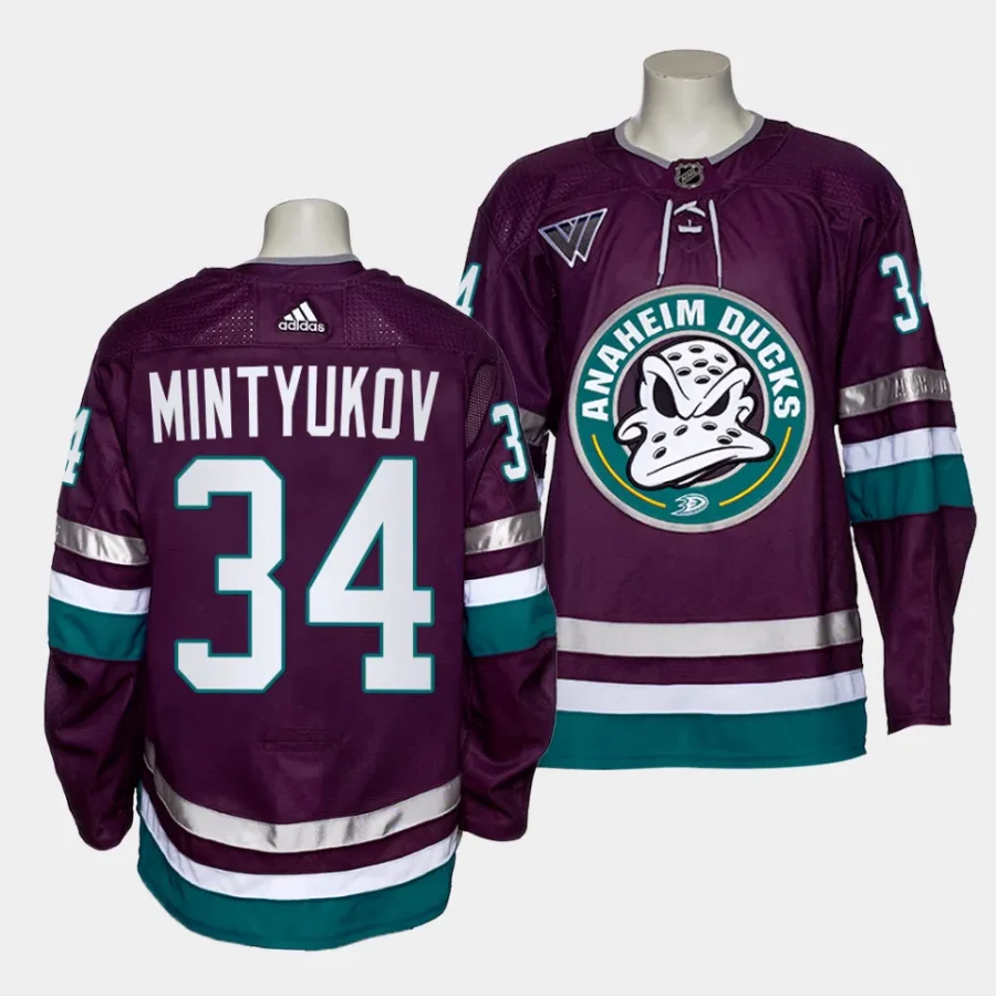 pavel mintyukov ducks navy alternate 30th season jersey