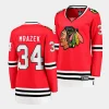 petr mrazek blackhawks red home women jerseys