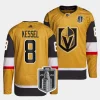 phil kessel vgk gold 2023 stanley cup final authentic home jersey