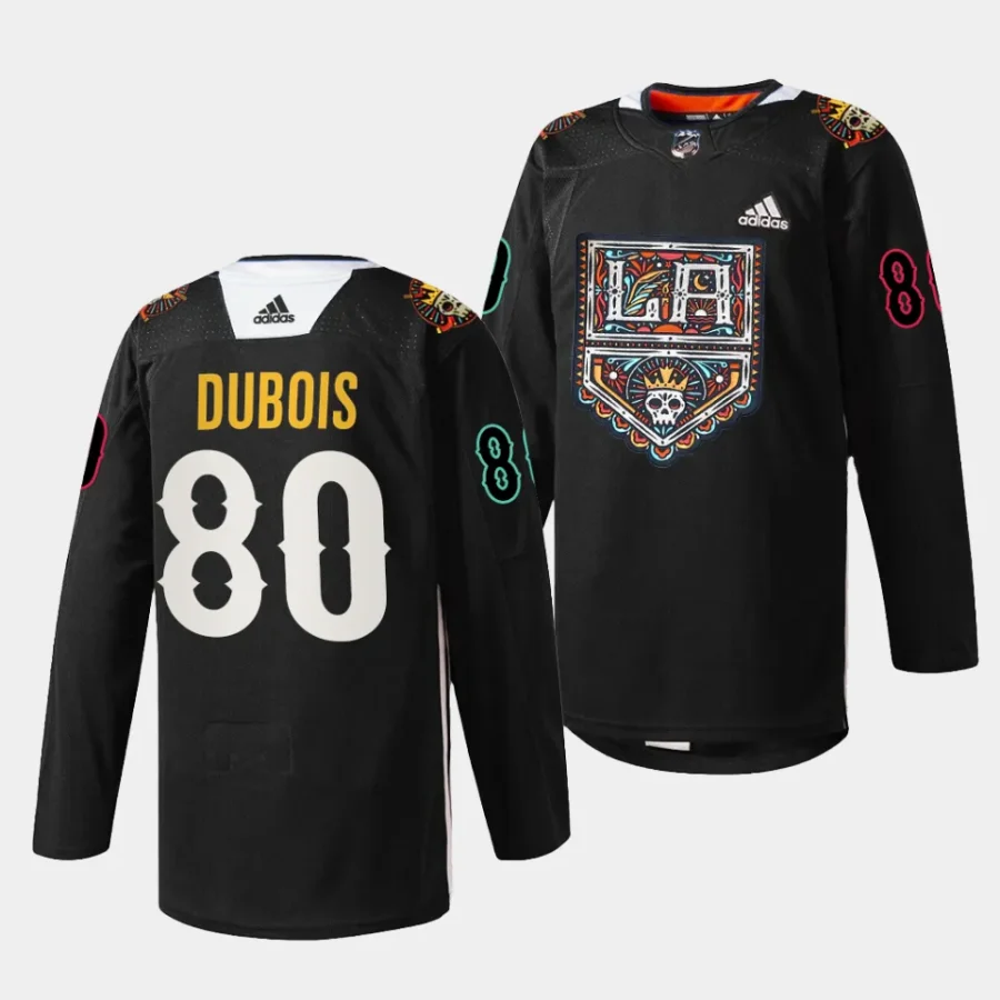 pierre luc dubois kings black 2023 dia de muertos specialty jersey