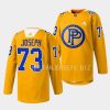 pierre olivier joseph penguins yellow 2023pennies inspired special warmup jersey