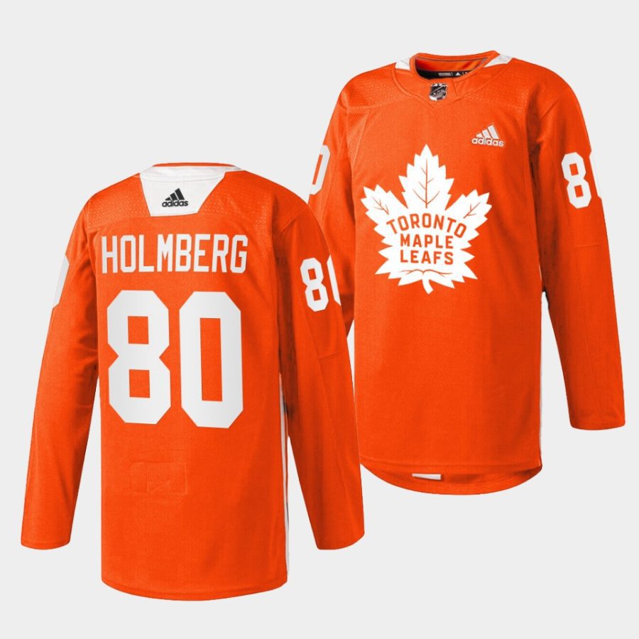 pontus holmberg maple leafs warmup 2022every child matters orange jersey