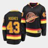 quinn hughes sideline blackjersey