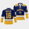 quinnipiac bobcats jacob quillan 2023 ncaa ice hockey national champions navy jersey