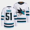 radim simek sharks white 2022 23away primegreen authentic jersey