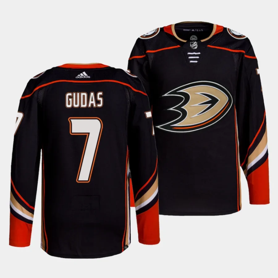 radko gudas ducks black home authentic pro primegreenjersey