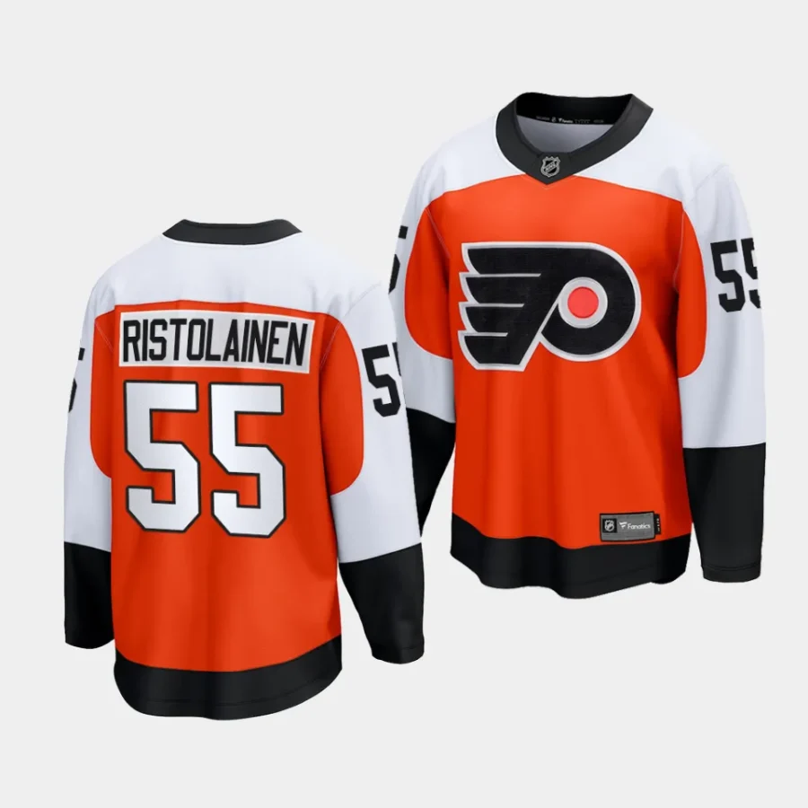 rasmus ristolainen flyers burnt orange 2023 24home premier jersey