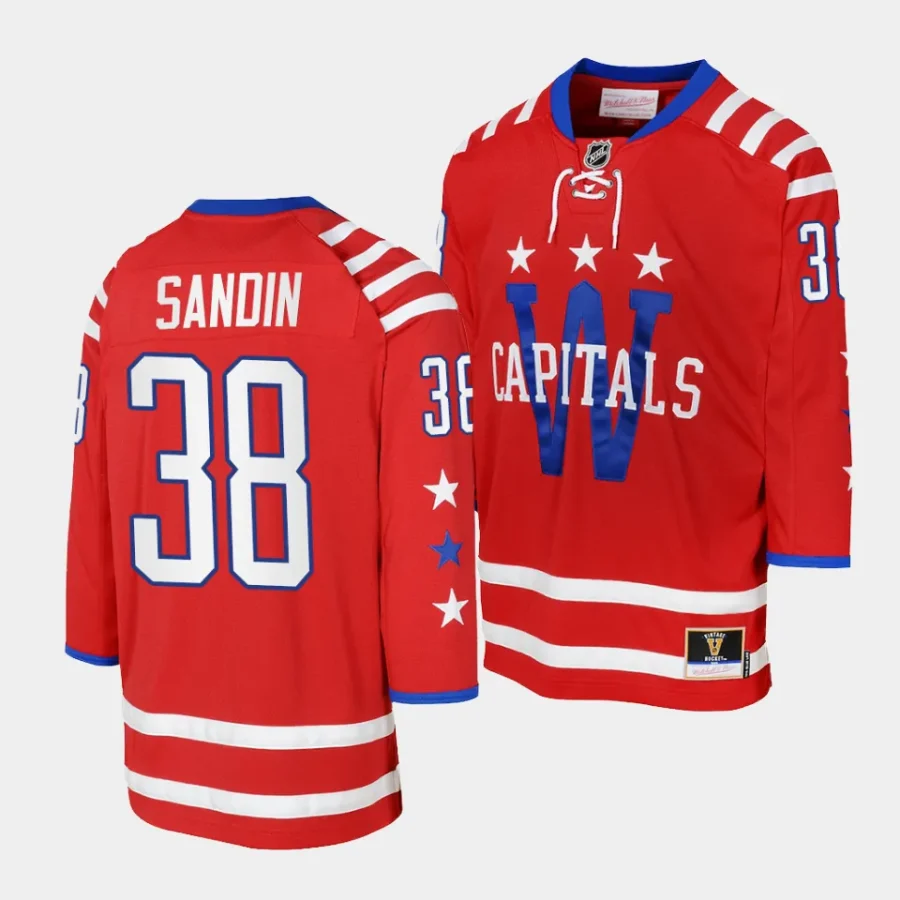 rasmus sandin capitals 2015 blue line youth redmitchell ness jersey