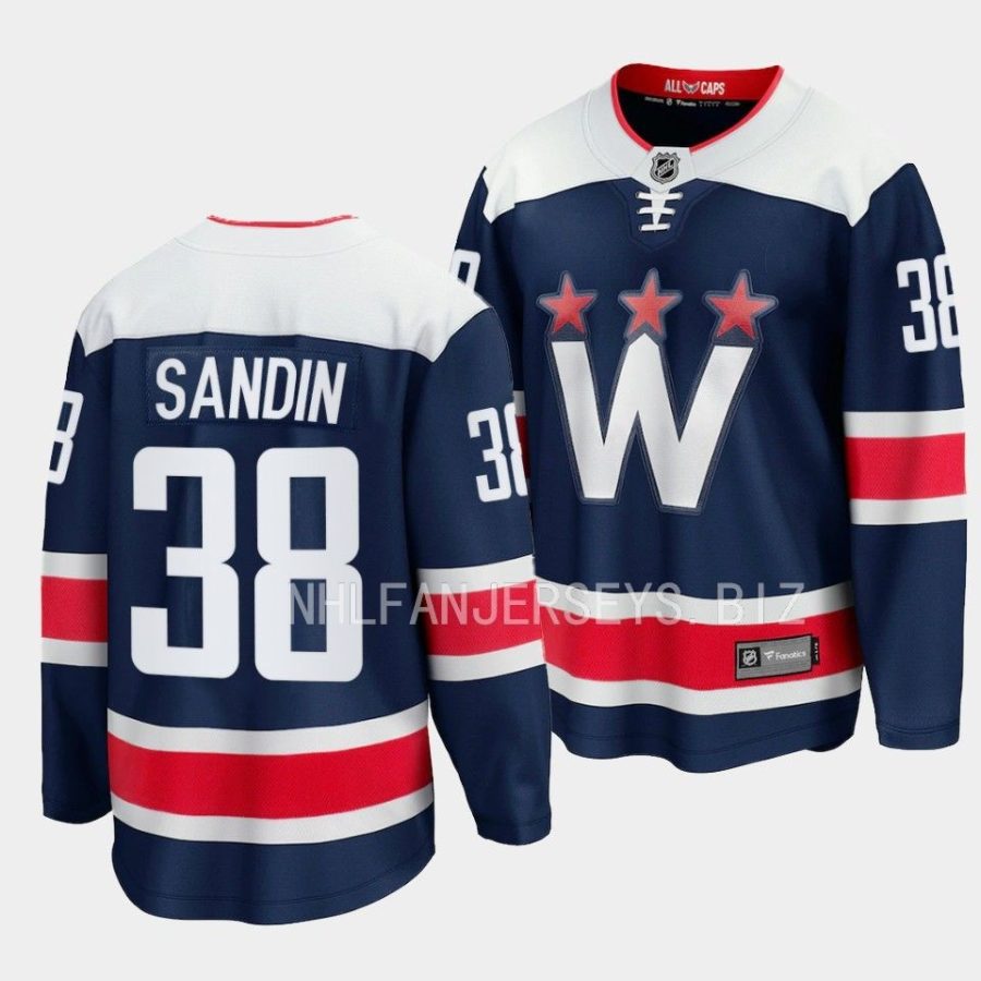 rasmus sandin capitals navy alternate breakaway player jersey