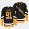 reilly smith penguins black alternate primegreen jersey