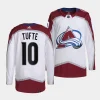 riley tufte avalanche white away primegreen authentic projersey