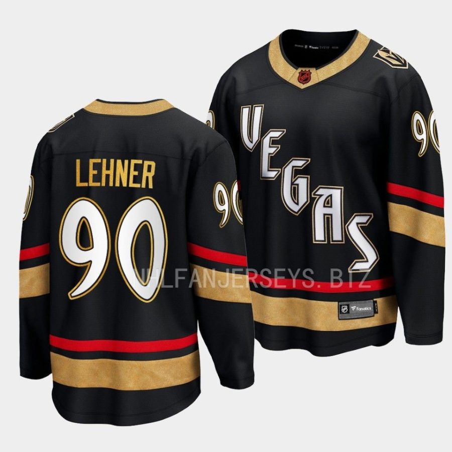 robin lehner golden knights black special edition 2.0 breakaway player jersey