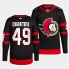 rourke chartier senators black home primegreen jersey