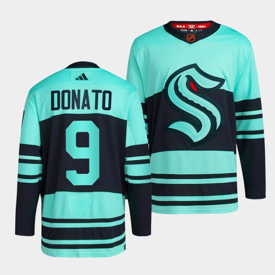 ryan donato kraken ice blue 2022reverse retro 2.0 authentic primegreen jersey