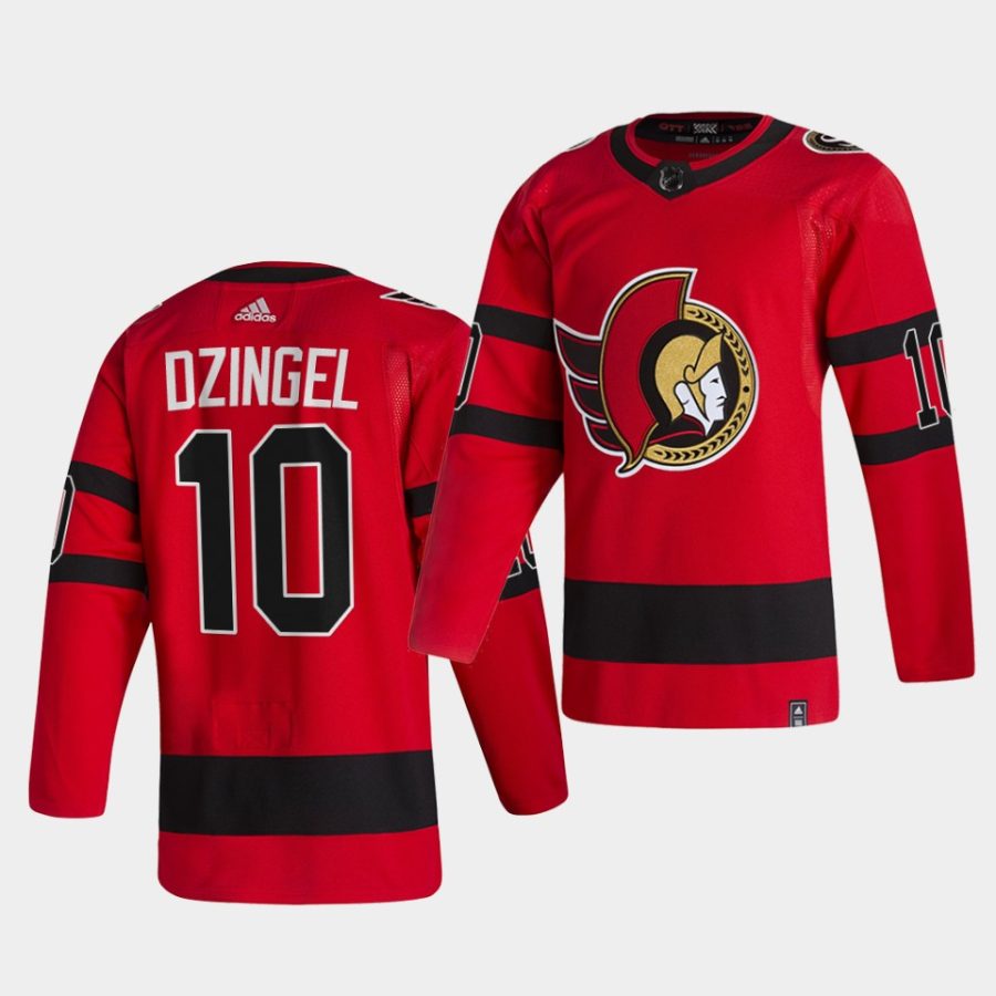 ryan dzingel senators red 2021 reverse retro special edition authentic jersey