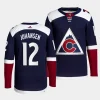 ryan johansen avalanche navy alternate authentic pro jersey