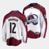 ryan johansen avalanche white away breakaway player jersey