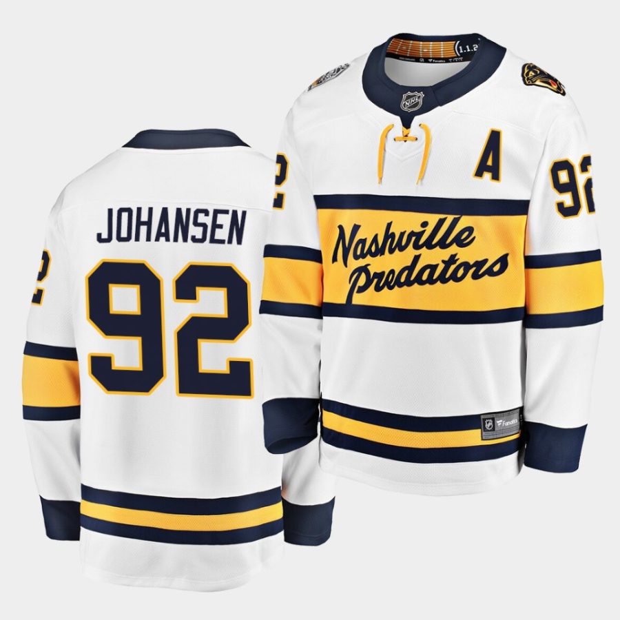 ryan johansen predators white 2020 winter classic breakaway player jersey