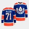 ryan mcleod oilers royal 2023 nhl heritage classic primegreen authentic playerjersey