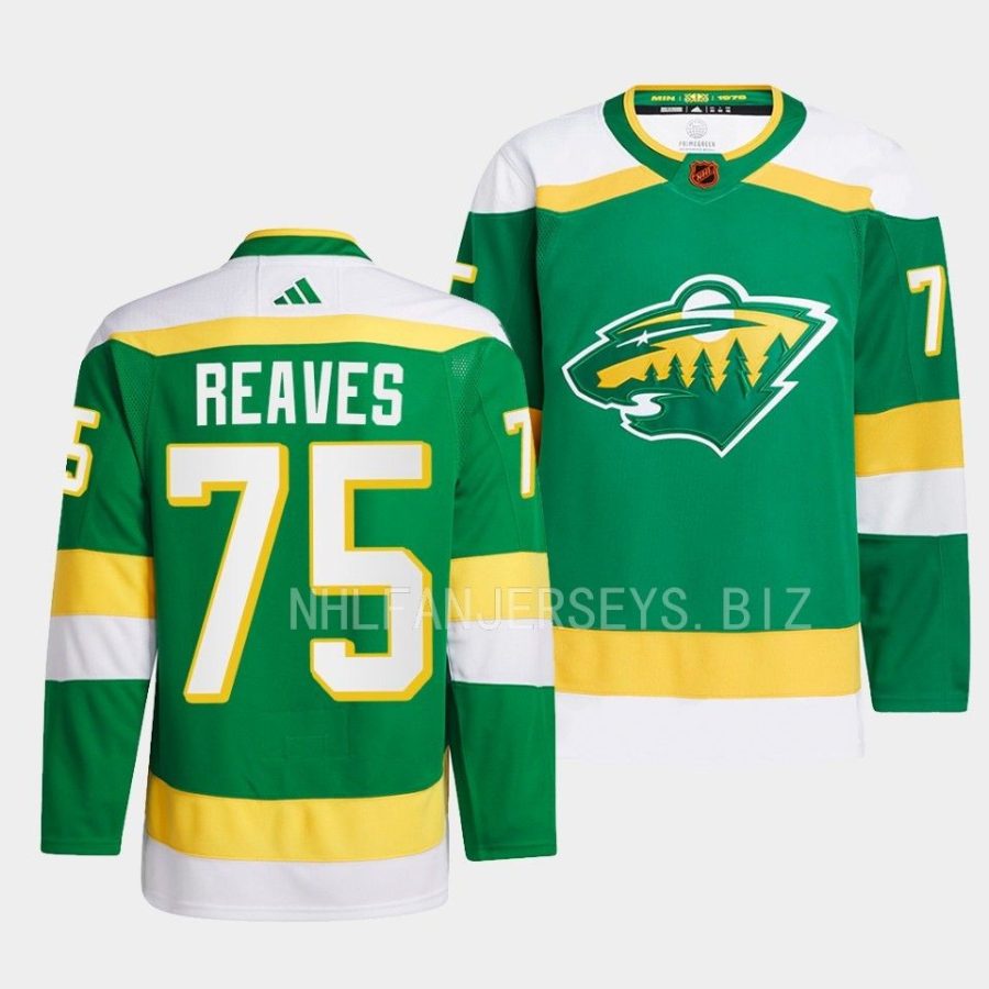 ryan reaves wild green 2022reverse retro 2.0 authentic primegreen jersey