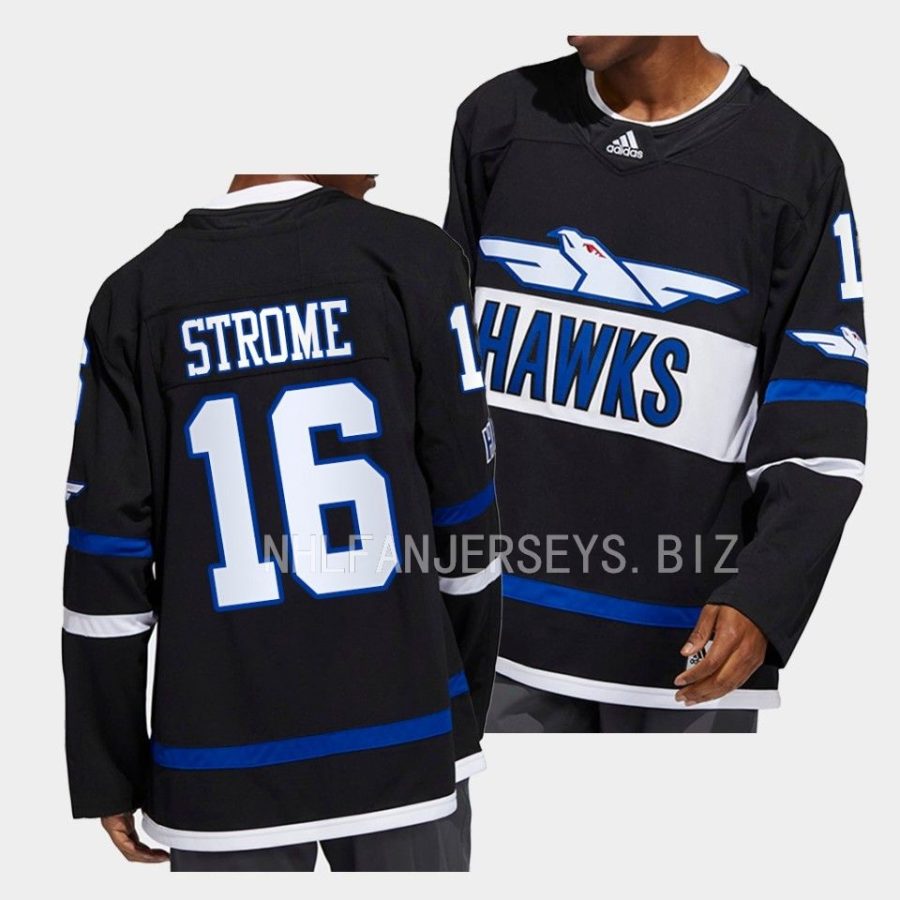 ryan strome ducks black hawks authentic jersey