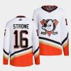 ryan strome ducks white 2022reverse retro 2.0 authentic primegreen jersey