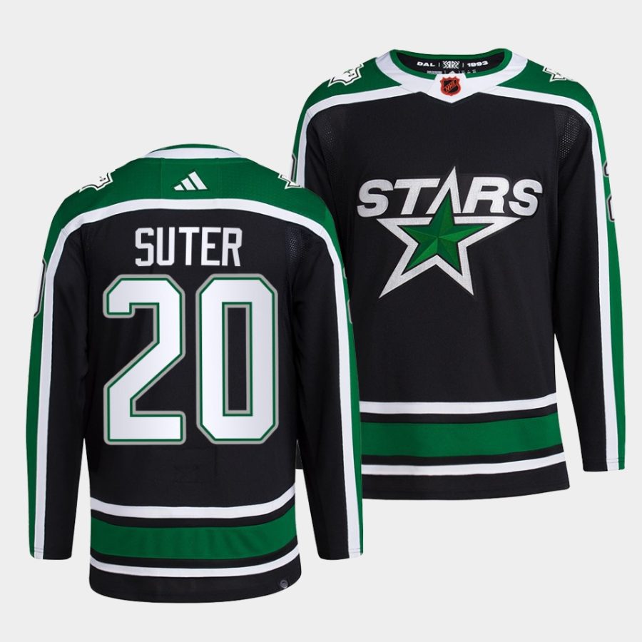 ryan suter stars black 2022reverse retro 2.0 authentic pro primegreenjersey